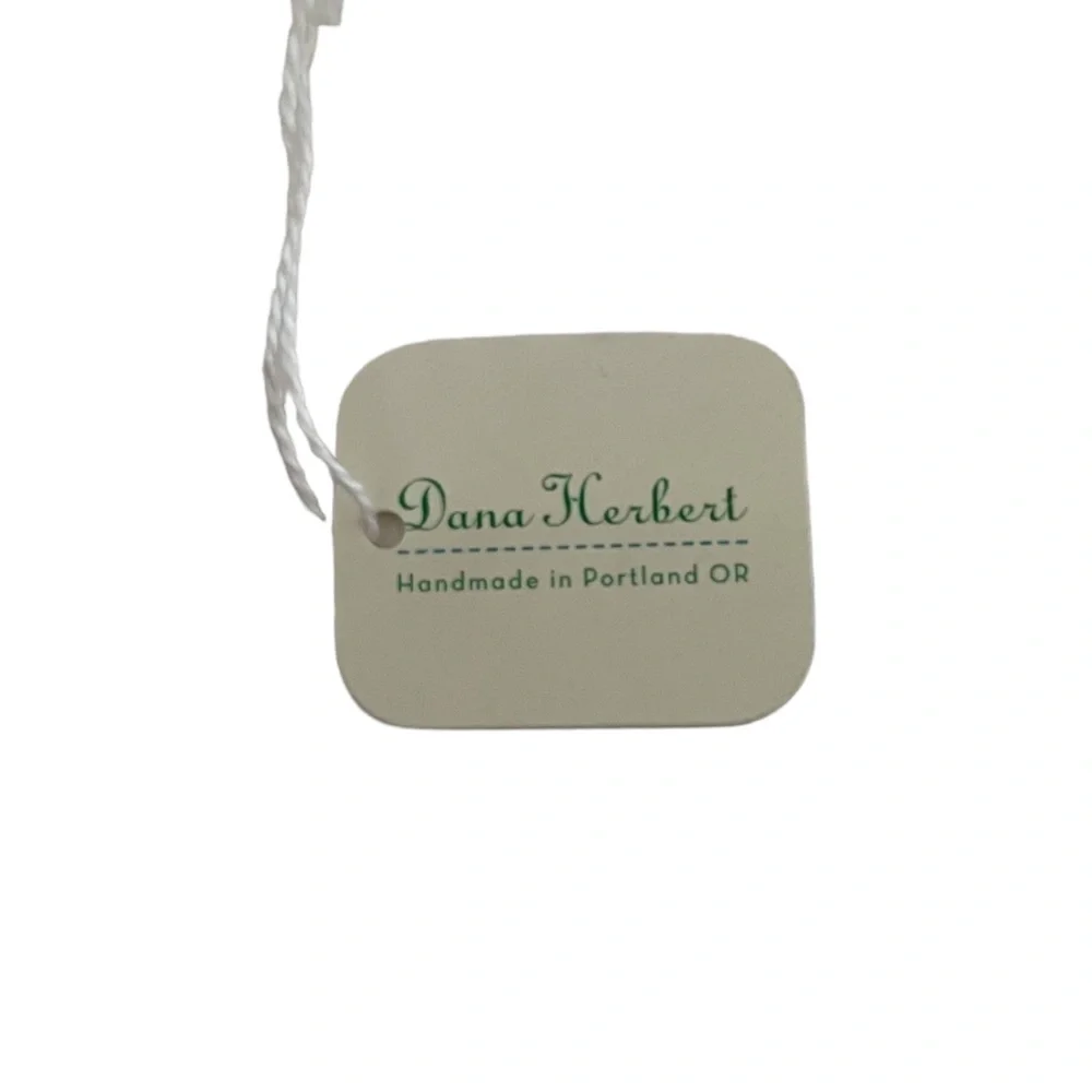 Dana Herbert Glass Crystal Beaded Y Necklace